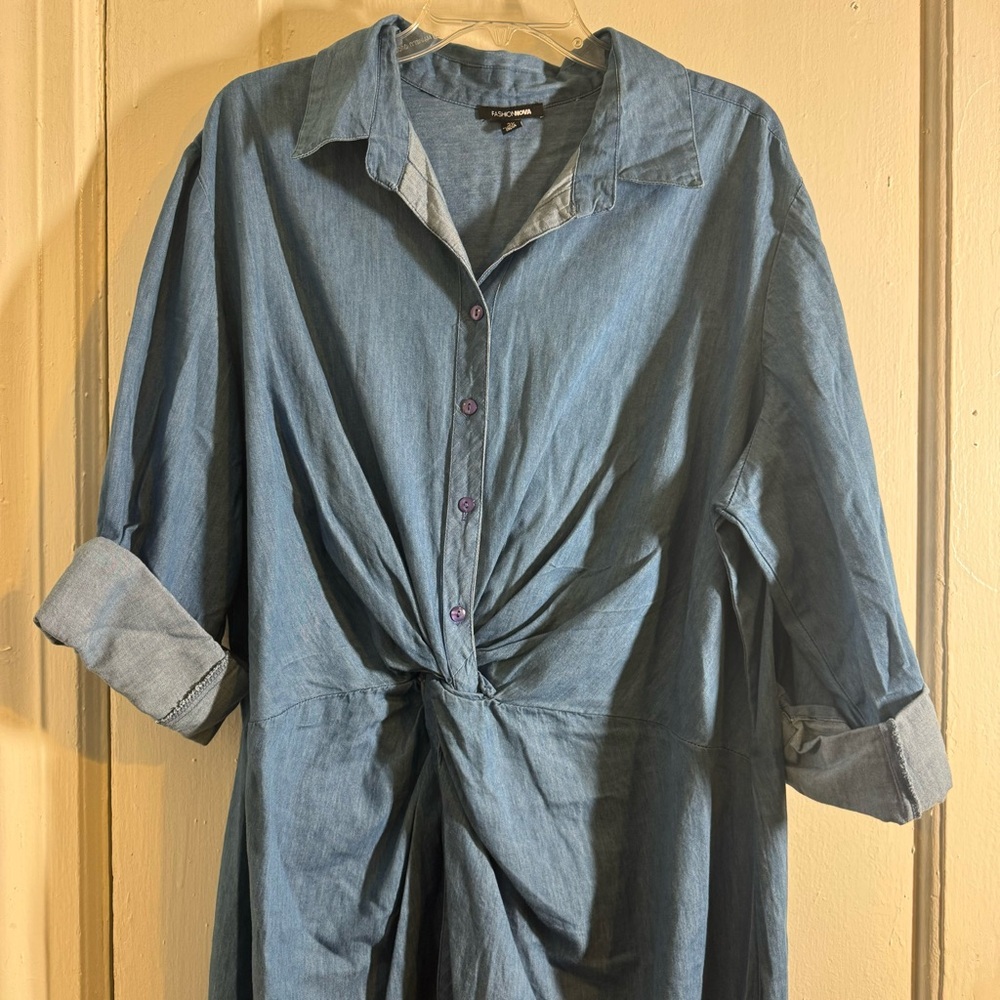Fashion nova shirt dress